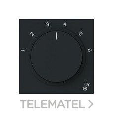 NIESSEN - TERMOSTATO ELECTRÓNICO GIRATORIO NEGRO