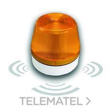 RODMAN - AVISADOR SONIDO LUZ LED AL-S 24VCCA ÁMBAR - Imagen 2