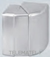 SIMON - ANGULO EXT.VARIABLE PVC 130x55mm ALUM. - Imagen 2