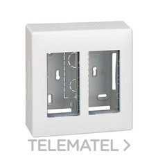 SIMON - CAJA SUPERFICIE 2MOD.500 CIMA BL.