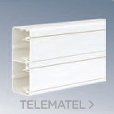 SIMON - CANAL PVC 130x55mm C45 2 COMPART. - Imagen 2