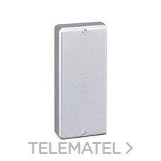 SIMON - TAPA FINAL PVC 130x55mm ALUM. - Imagen 3