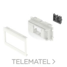 UNEX - ADAPT.P/MEC.SOBRE RAIL DIN 80 BL.NIEVE - Imagen 2