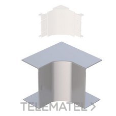 UNEX - ANGULO INTERIOR 50x80 ANODIZ.GRIS - Imagen 2