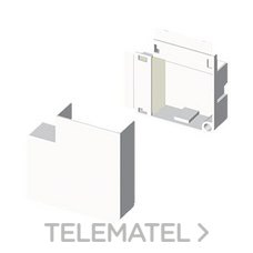 UNEX - ANGULO PLANO PVC P/78033/78083 BL.NIEVE - Imagen 2