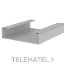 UNEX - BANDEJA 66 PERFORADA PVC-M1 100x400 GRIS - Imagen 2