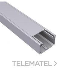 UNEX - CANAL 93 1 TAPA 50x100 PVC-M1 ALUMINIO - Imagen 2