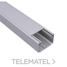 UNEX - CANAL 93 1 TAPA 50x80 PVC-M1 ALUMINIO - Imagen 2