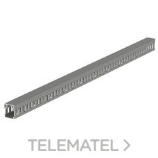 UNEX - CANAL P/CABLEADOS 77 PVC-M1 25x20 GRIS - Imagen 2