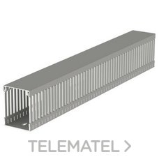 UNEX - CANAL P/CABLEADOS 77 PVC-M1 80x60 GRIS - Imagen 2