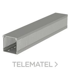 UNEX - CANAL P/CABLEADOS 77 PVC-M1 80x80 GRIS - Imagen 2