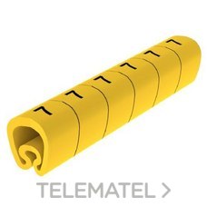 UNEX - SENALIZ.PVC PLAST.2-5mm -7- AMARILLO - Imagen 2