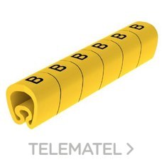 UNEX - SENALIZ.PVC PLAST.2-5mm -B- AMARILLO - Imagen 2