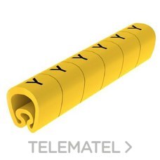 UNEX - SENALIZ.PVC PLAST.2-5mm -Y- AMARILLO - Imagen 2