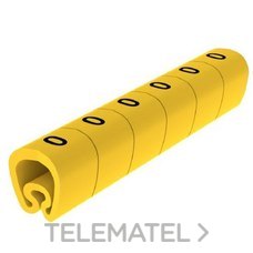 UNEX - SENALIZ.PVC PLAST.7-18mm -0- AMARILLO - Imagen 2