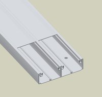 UNEX - CANAL 93 2 TAPAS 50x150 PVC-M1 ALUMINIO