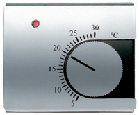 NIESSEN - TAPA TERMOSTATO CALEF.+REF.OLAS TITANIO