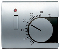 NIESSEN - TAPA TERMOSTATO CALEF.C/INT.OLAS TITANIO