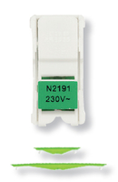 NIESSEN - LÁMPARA LED MEC.C/VISOR INT/PULS.ZENIT VERDE