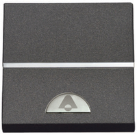 NIESSEN - PULSADOR SÍMBOLO LUZ 2 MÓDULOS ZENIT PLATA