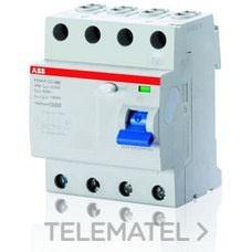 ABB - DIFERENCIAL F204 F-63/0,03 4P 63 F 30mA