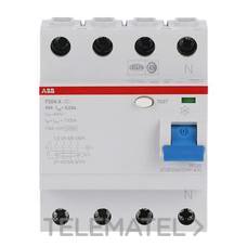 ABB - INT.DIFERENCIAL F204A-40/0,03 4P 40A TIPO A 30mA