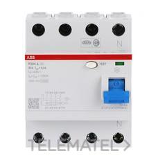 ABB - INT.DIFERENCIAL F204A-63/0,3 4P 63A TIPO A 300mA
