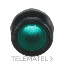 ABB - PULSADOR VERDE RASANTE MP1-11G LUMIN.