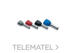 CEMBRE - PUNTERA DOBLE PKT 2x0,5 8mm BLANCO