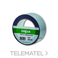 COLLAK - CINTA AMERICANA GR.PLATA 25mx50mm
