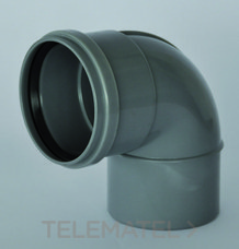 FERRO-PLAST - CODO 87 -30' M-H d.90 PVC