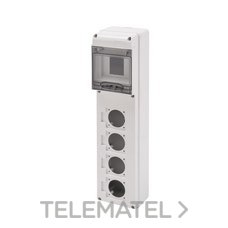 GEWISS - CUA.DISTR.QDIN 5M 4 BS.SCHUKO 50x50 IP65