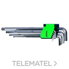 HAUPA - JUEGO ALLEN CABEZA ESFERICA LARGA 1,5-10 (9 unidades) - Imagen 2