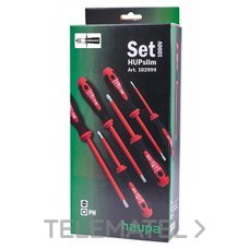 HAUPA - JUEGO DESTORNILLADORES SLIM 1000V PH