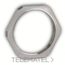 INTERFLEX - TUERCA PG 29 LATON NIQUELADO
