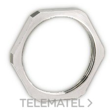 INTERFLEX - TUERCA PG 7 LATON NIQUELADO