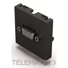 NIESSEN - CONECTOR VGA 15 PINS 2 MÓDULOS ANTRACITA