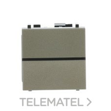 NIESSEN - INTERRUPTOR MONOPOLAR 2 MÓDULOS ZENIT CAVA