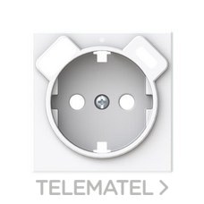 NIESSEN - TAPA BASE ENCHUFE+CARG.USB ALBA BLANCO BRILLO