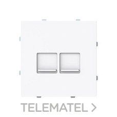 NIESSEN - TAPA TOMA INFOR.RJ45 C/PERS.2 CON.ALBA BL.BRILLO