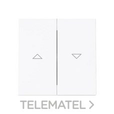 NIESSEN - TECLA INT./PULS.PERSIANAS ALBA BLANCO BRILLO