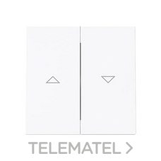 NIESSEN - TECLA INT./PULS.PERSIANAS ALBA BLANCO MATE