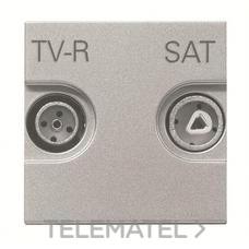 NIESSEN - TOMA TV-R/SAT INTERMEDIA ZENIT PLATA - Imagen 2