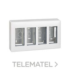 SIMON - CAJA SUPERFICIE 4MOD.500 CIMA BL.