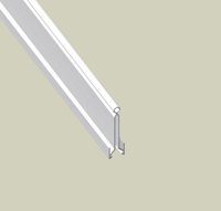 UNEX - TABIQUE SEP.PVC-M1 P/CANAL 30mm ALTO BL