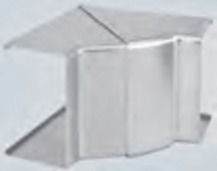 SIMON - ANGULO INT.VARIABLE PVC 130x55mm ALUM.