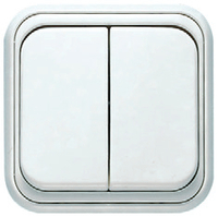 NIESSEN - INTERRUPTOR DOBLE OVER BLANCO