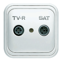 NIESSEN - TOMA TV-R/SAT INTERMEDIA OVER BLANCO