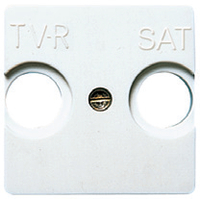 NIESSEN - TAPA TOMA TV-R/SAT STYLO BLANCO ALPINO