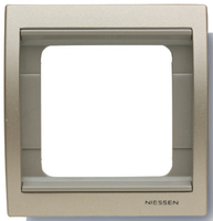 NIESSEN - MARCO DE 3 ELEMENTOS HORIZ.OLAS COBRE SATÉN